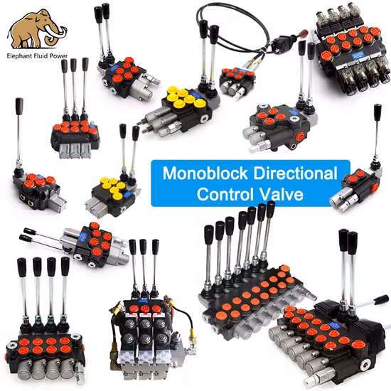 Valve de commande directionnelle hydraulique 2p40, électro