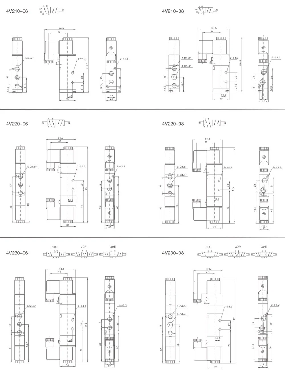 Manufacturer Supplier China Airtac SMC Automatic Directional Control Direction Pneumatic Air Solenoid Valves